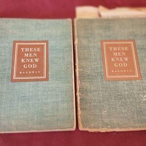 Vintage Christian Study Books - These Men Knew God